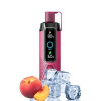 ویپ یکبار مصرف 20000 پاف تیک تاک | Tick Tock Disposable Vape 20000 Puffs هلو یخ