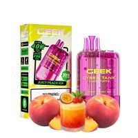 پاد یکبار مصرف 40000 پاف Geek Cyber Tank هلو یخ