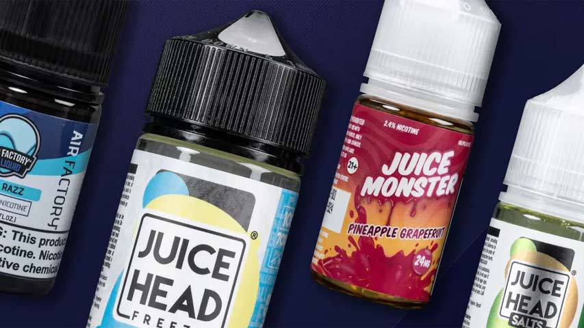 مقدار نیکوتین موجود در جویس های مختلف